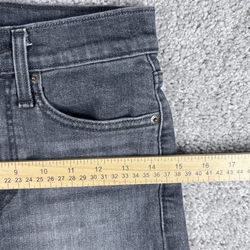 Levi's‎ Womens Denim Shorts Black Gray Frayed Hem Size 25